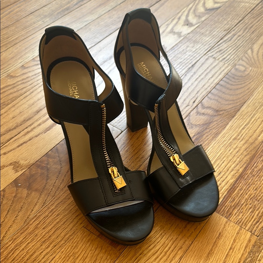 Michael Kors Black Women's Heeled Sandals